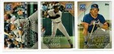 2019 Topps Update Series 150 Years of Professional Baseball PICK MAYS ALONSO +++