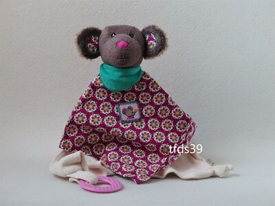 Sterntaler Maus Mabel 2-lagig Rassel Schmusetuch Kuscheltuch Schnuffeltuch(T200)