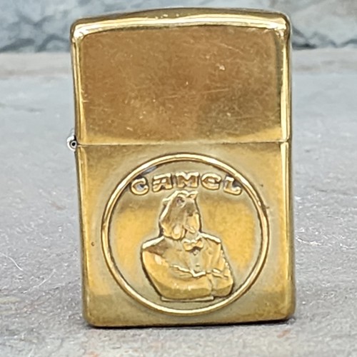 1992 Vintage Joe Camel in Tuxedo Cigarettes Advertising Zippo Cigarette Lighter - Picture 1 of 5