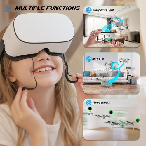 1080P Camera Drone RC Quadcopter for Kids & Adults, Mini Drone w/ Altitude Hold - Picture 5 of 15