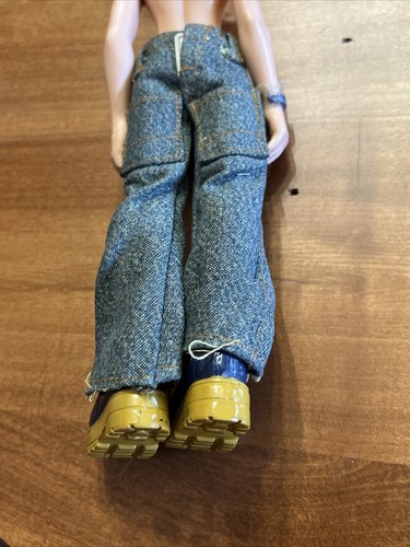 BRATZ Boyz Doll Koby 10” 2002 Brown Hair Blue Eyes Jeans Boots Watch - 第 9/10 張圖片