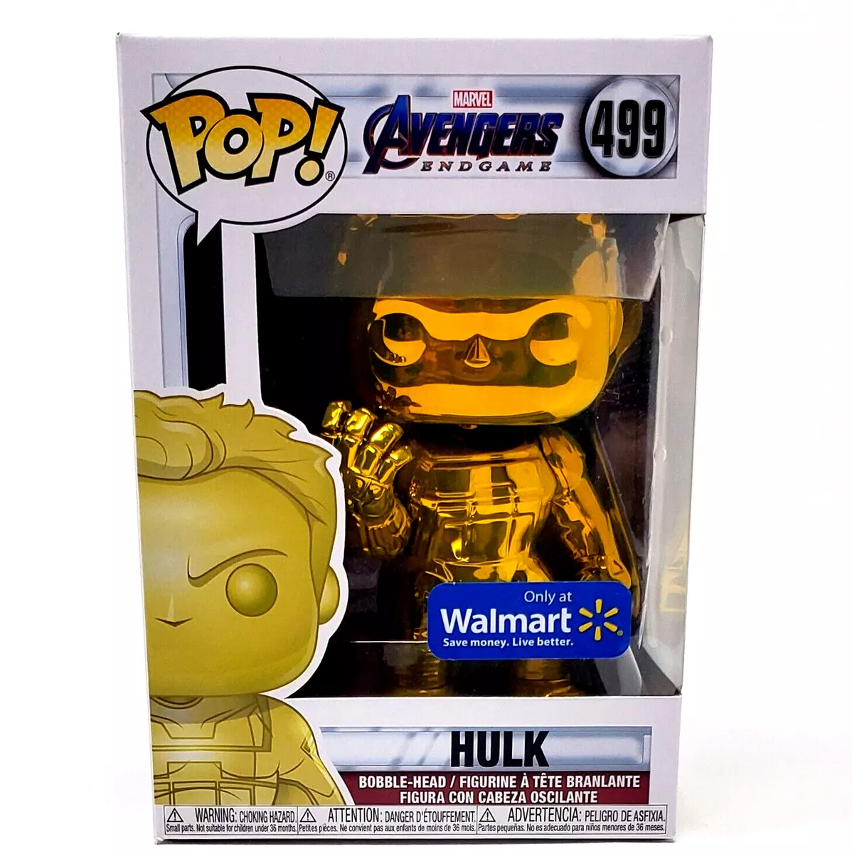 Funko pop hulk chrome top