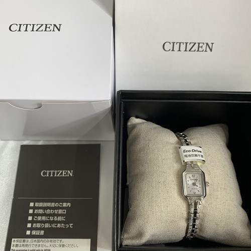 CITIZEN EG2040-55A Wrist watch Kii Eco Drive Silver SS Analog Women Unused - Picture 5 of 8