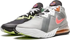 Nike Lebron XVIII Low Light Smoke Grey/Sunset Pulse/Black/White - Toon Squad, 9M