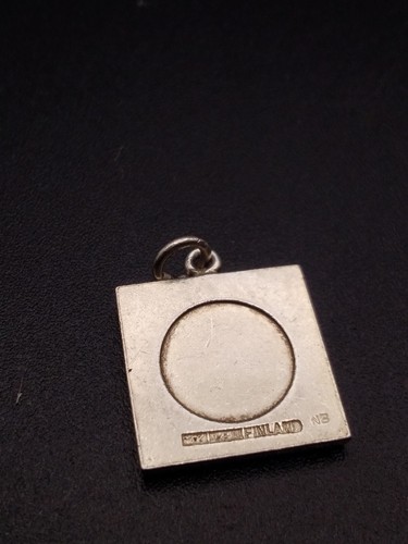 Silver Fish Pendant Gold Accents kupittaan kulta anvil finland Nina Breddal - Picture 2 of 4
