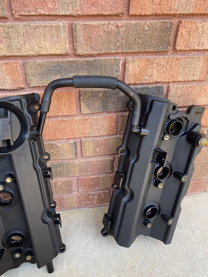 Juego de cubiertas de válvula de motor par L&R para 03-07 Infiniti FX35 G35 M35 Nissan 350Z Foto 3 de 4