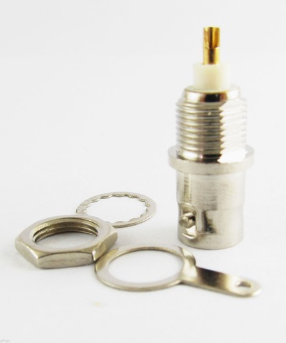 6x BNC Female Jack Bulkhead Chassis Panel Mount Coaxial RF Connector Brass Body - Picture 9 of 9