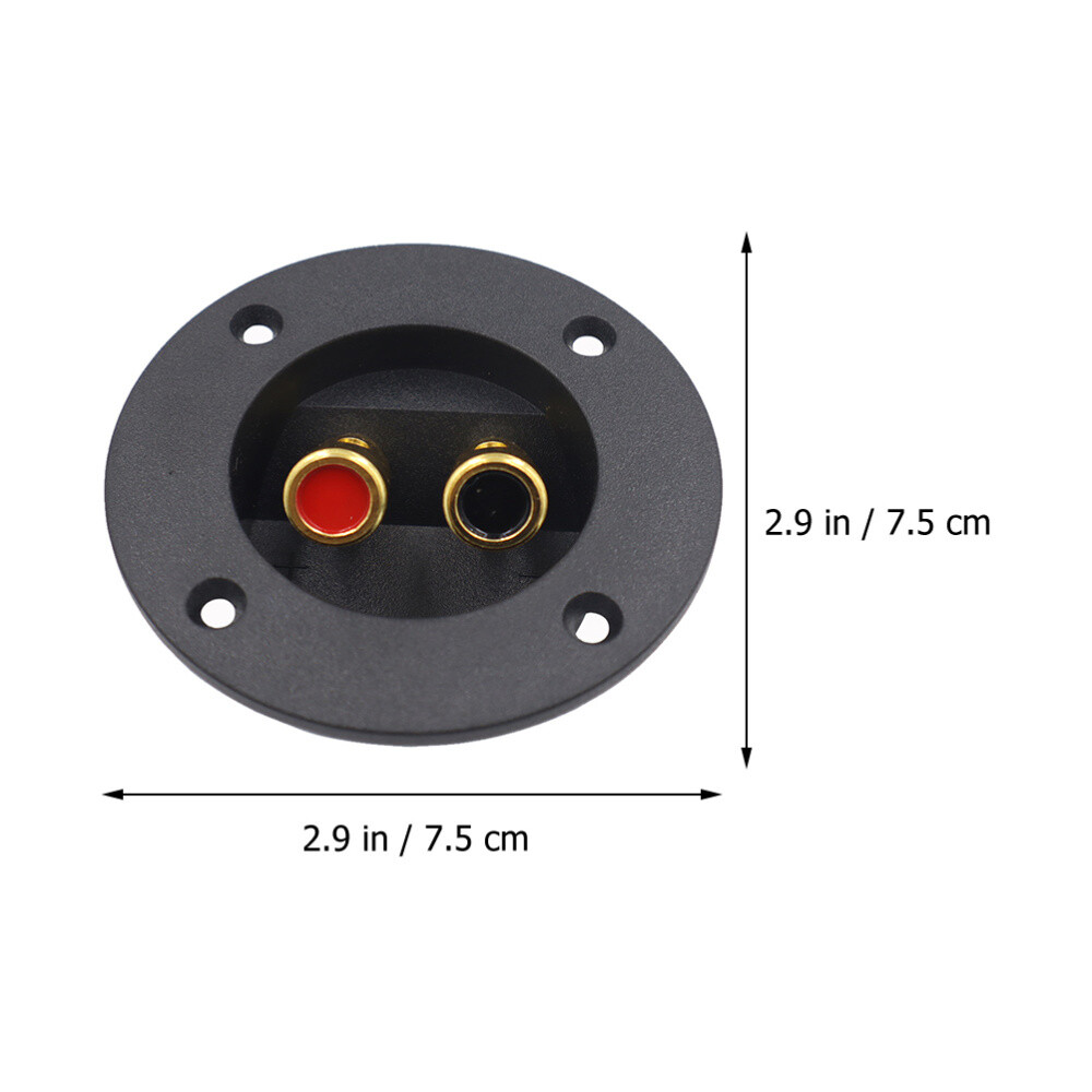 4 Pcs Spring-loaded Jack Connector Speaker Plugs Wire Terminal