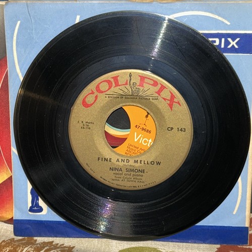 VG+ • Nina Simone “Fine and Mellow / Summertime” 7” Colpix CP243 45 - Picture 2 of 3