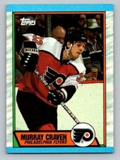 1989-90 Topps Murray Craven #44 Philadelphia Flyers
