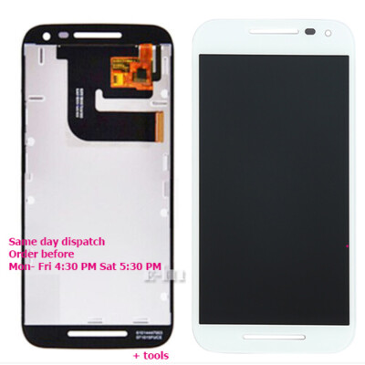 Full LCD Display + Touchscreen Digitizer für Motorola Moto G3 G 3. Gen Weiß