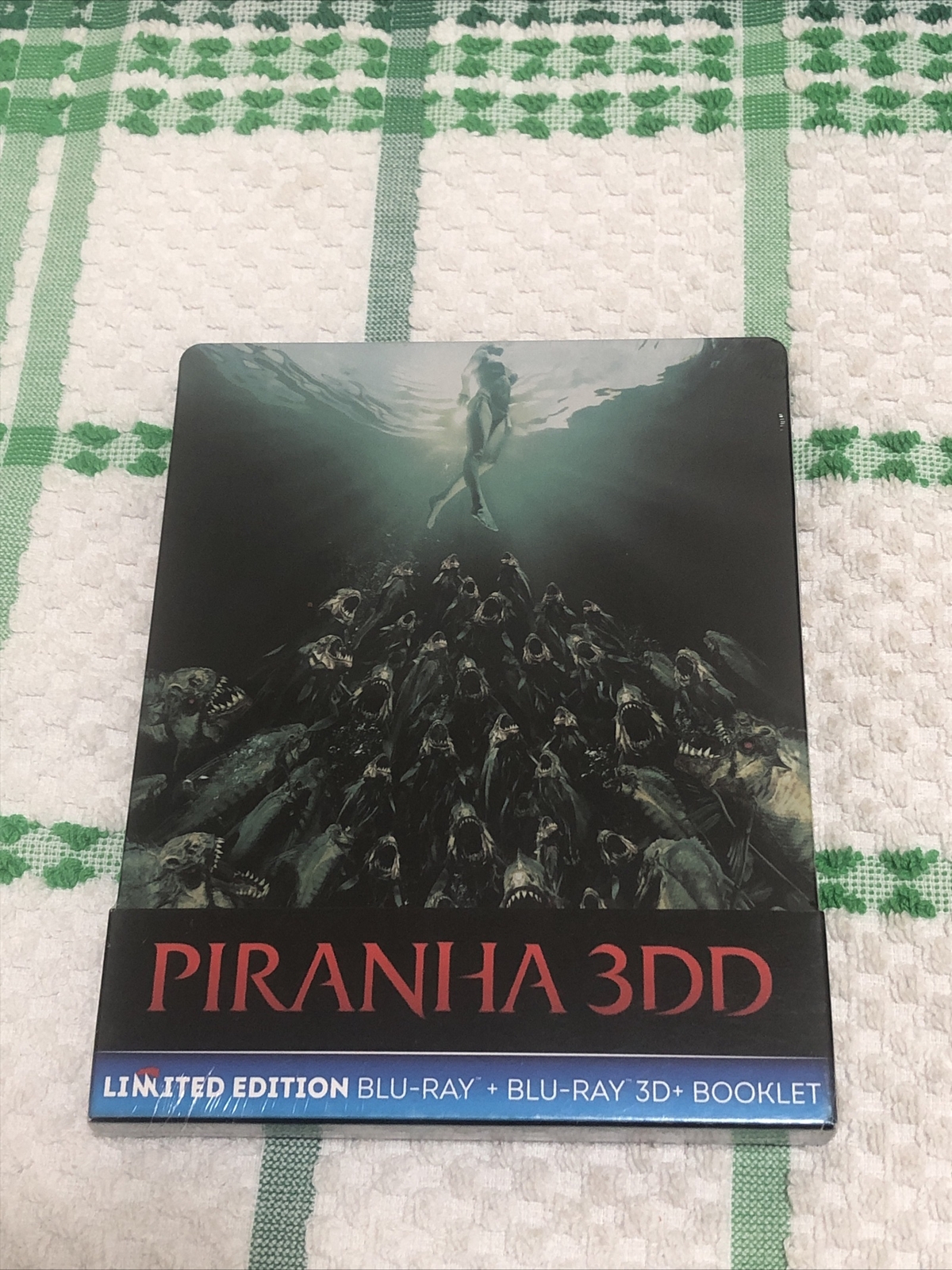 Piranha 3DD - Limited Edition - Blu-Ray 3D+ Booklet SteelBook , Nuovo Sigillato