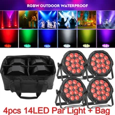 HOLDLAMP 14x15W RGBW Waterproof IP65 LED Par Light DMX Outdoor Stage Light Party