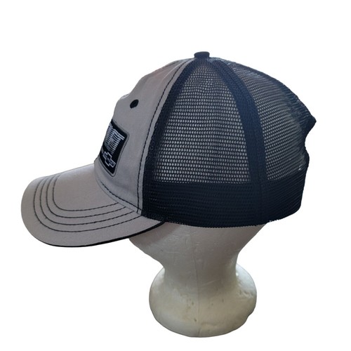 Chevrolet Grey Snapback Ball Cap Mesh Hat Black Trim Lightweight Unisex Headwear - Picture 6 of 10