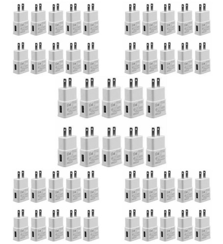 Lot 2A USB Wall Charger Plug Home Power Adapter For iPhone Samsung Android LGHTC - Picture 7 of 20