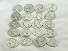 Us Silver Quarters $5.00 Lot United States Coin Washington 25C 20 Coins Pre 1964