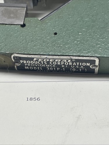 federal snap gage 0-1” 301P-1 .0001” Finger Control. - Picture 3 of 4