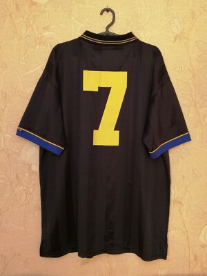 Manchester United 1993 - 1995 away football shirt jersey #7 Score