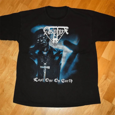 Asphyx Band Black T-Shirt Cotton Full Size Unisex S-5XL