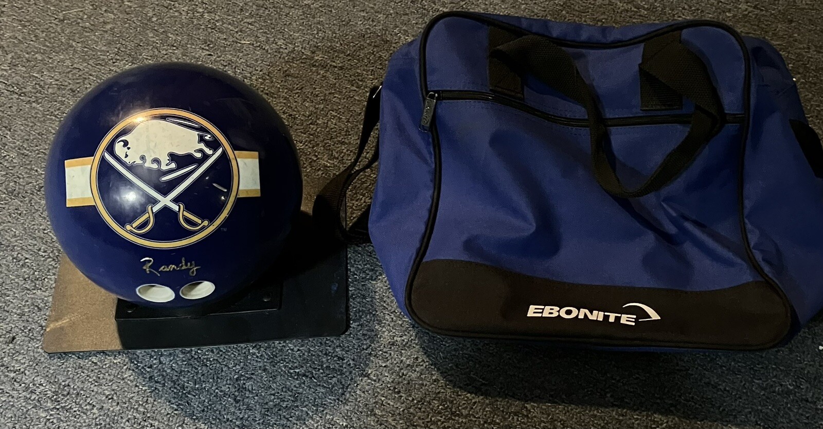 USBC Buffalo Sabres Bowling Ball With Bag eBay