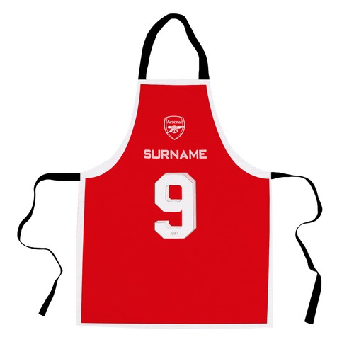 Arsenal FC Back Of Shirt Schürze - Offiziell lizenziertes Fußball Geschenk