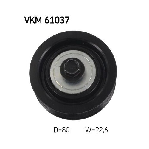 Kit Courroie Trapézoïdale SKF VKMA35358 - Pour Opel Corsa D, Astra J, Mokka, Etc. - 6 Nervures, 1243 Mm
