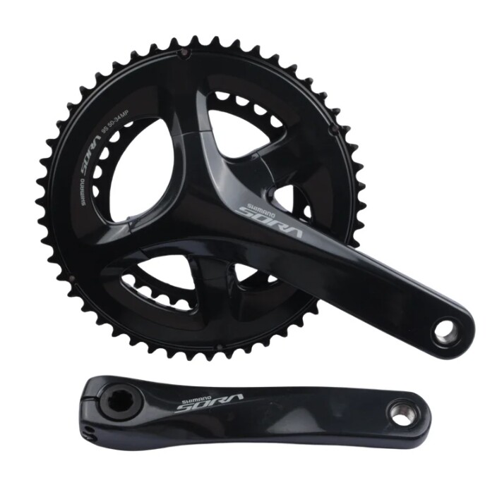 Shimano SORA R3000 2x9Speed 165/170mm Crankset 110BCD Shimano SORA R3000 2x9Speed 165/170mm Crankset 110BCD