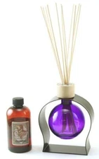 VIOLET 8.5 Ounce Ball Reed Diffuser  - Courtneys Candles - LAVENDER LEAVES
