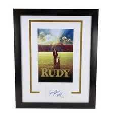 Sean Astin "Rudy" AUTOGRAPH Signed Notre Dame Photo Framed 16x20 Display C ACOA