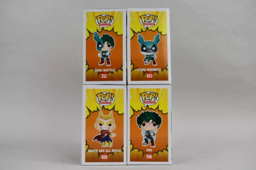 Funko Pop Deku 252 Izuku Midoriya 603 Silver Age All Might 608 Deku 596 GITD - Picture 4 of 6