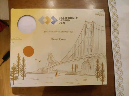 California Design Den Queen Size Duvet Cover NEW