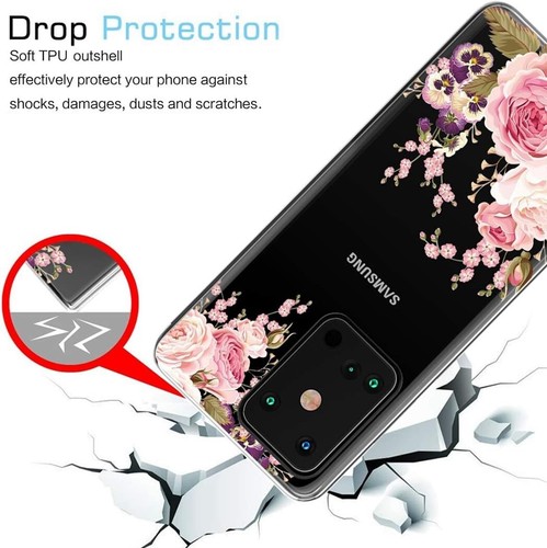 Samsung Galaxy 6.9" S20 Ultra 5G Case,w/screen protector Flexible Bumper TPU - 第 7/7 張圖片