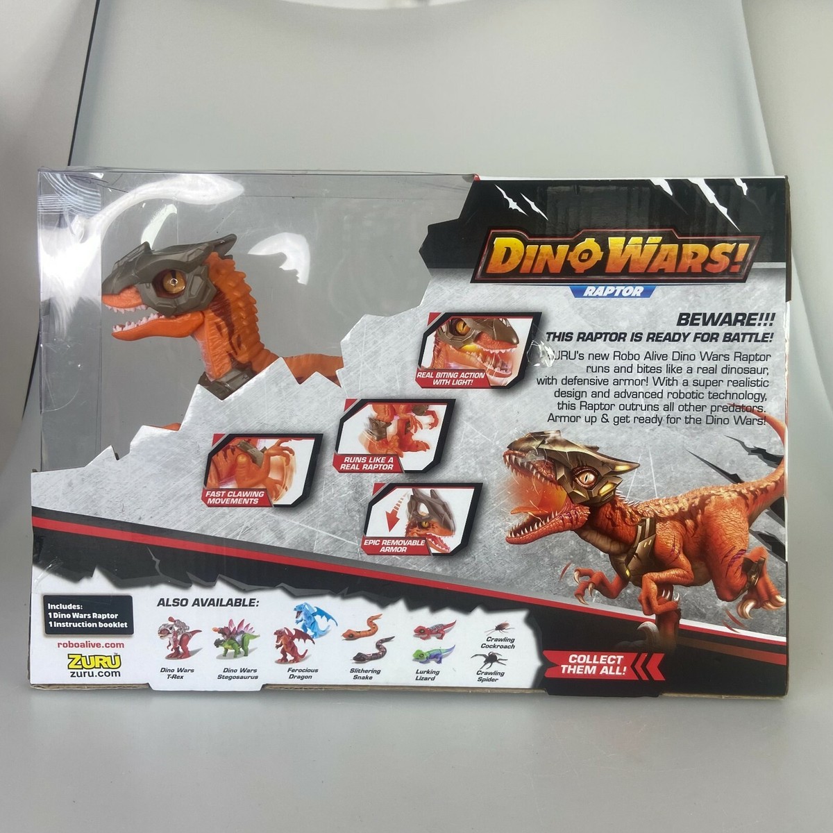 ZURU Robo Alive Dino Wars Raptor Real-life Robotic Pets for sale