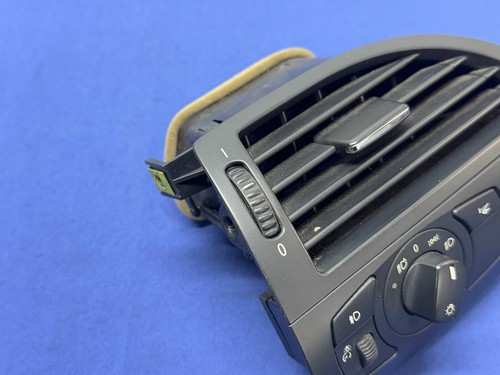 04-10 BMW E63 E64 Front Left Side Dash Air Vent Grille W/ Headlight Switch OEM - Picture 3 of 8