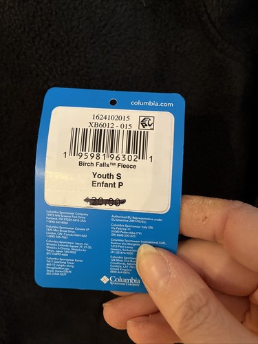 Columbia Youth Size SMALL Jacket NEW With Tags - Picture 6 of 6