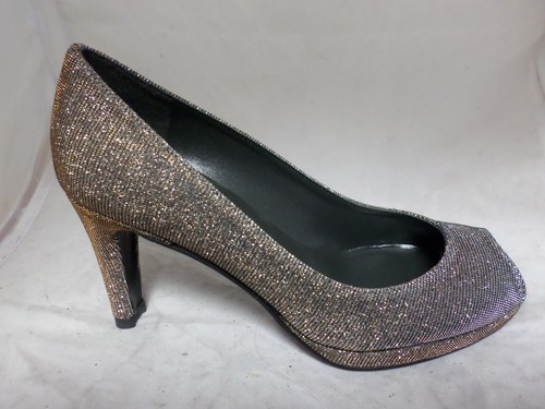 Zapato de plataforma Stuart Weitzman punta de peep bronce precio de venta sugerido por el fabricante £185 reino unido 3 eu 36 ln07 66 ofertas - Imagen 6 de 7