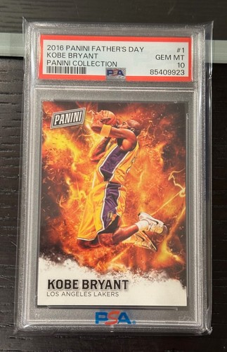 2016 KOBE BRYANT FATHER’S DAY Collection Dunking #1 PSA 10 POP 13 Rare
