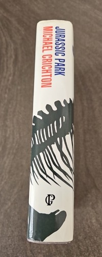 Vintage First Edition Jurassic Park Book Club Dust Cover 1991 Michael Crichton - Picture 3 of 15