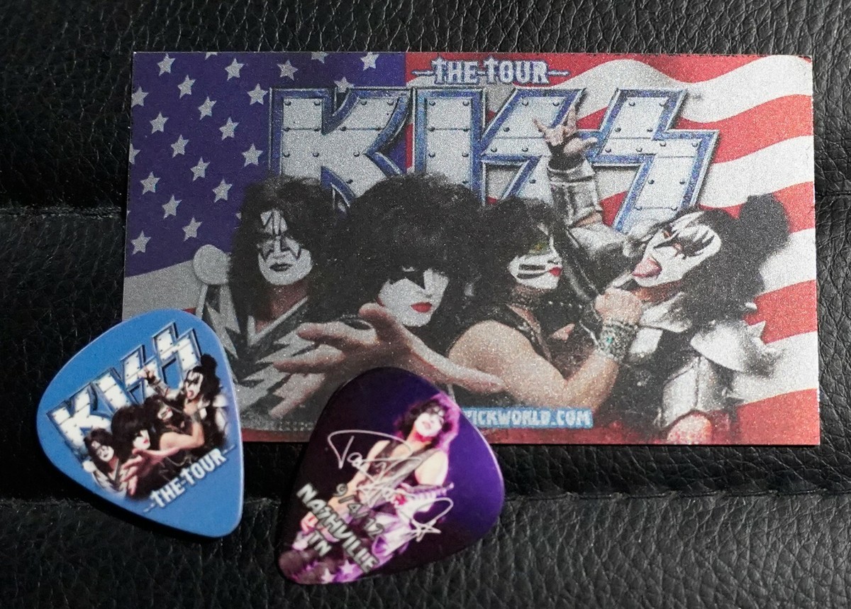 KISS 090412 Nashville Paul Stanley Guitar Pick The Tour | eBay KISS 090412 Nashville Paul Stanley Guitar Pick The Tour | eBay
