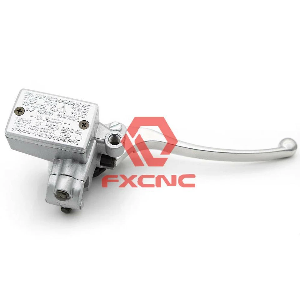 Palanca de depósito de cilindro maestro de freno de 7/8"" para Honda CB350F/G CMX450C Rebelde Foto 2 de 4