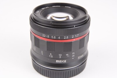 Meike 50mm f/1.7 Prime Portrait Camera Lens for Panasonic L Mount #T-42481