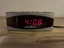 Seth Thomas Digital Red LED Display Alarm Electrical Clock Battery Back Up