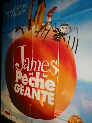 JAMES ET LA PECHE GEANTE affiche cinema animation Roald Dahl | eBay