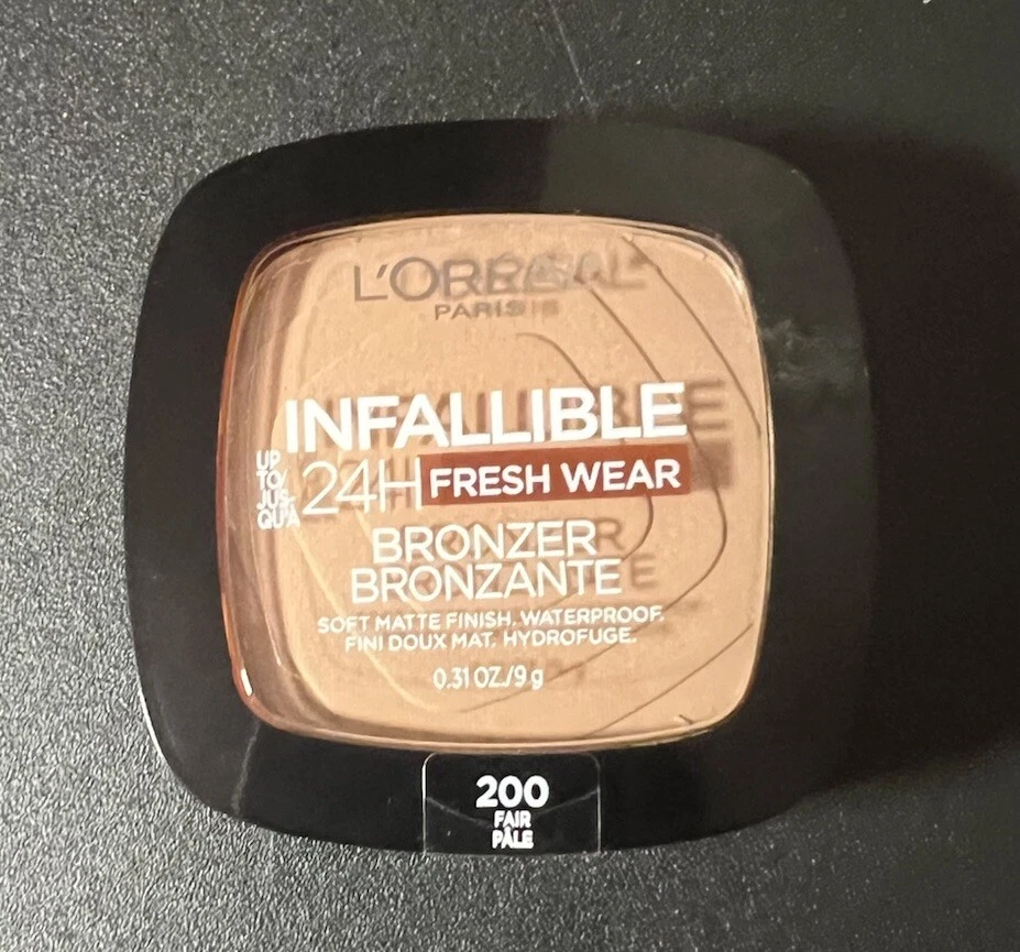 L'Oreal Paris Infallible 24H Fresh Wear Bronzer 200 Fair Waterproof (lot of 3) - Image 2 of 3
