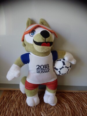 Peluche mascotte Fifa World cup football 2018 Russia très bon état