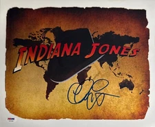 Chris Pratt Signed 11x14 Indiana Jones Photo PSA Y47299