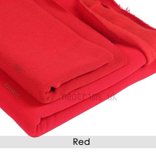 Sweatshirt Fleece Fabric and Matching Knit Rib Cuffing Hoddie Material Neotrims - Picture 32 of 61
