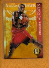 Dikembe Mutombo 2015-16 Panini Gold Standard Base #191 Atlanta Hawks /299