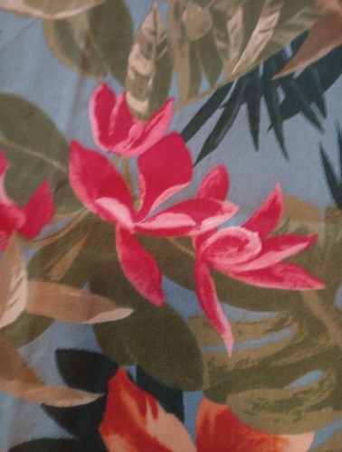 Tropical Fabric Kingsway with Roseguard Finish 2 Yds X 64" New Bright beauty - Picture 2 of 9