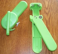 KUHN RIKON SWISS DESIGN COMPACT JAR /BOTTLE OPENER & CAN OPENER EUC